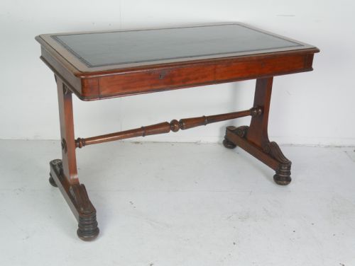 LEATHER TOP WRITING DESK - ADDITIONAL PHOTO 10
