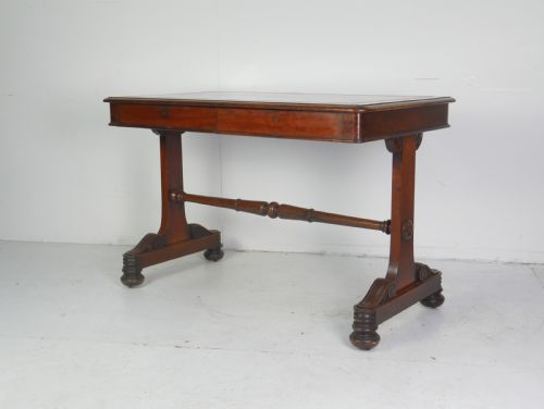 LEATHER TOP WRITING DESK - ADDITIONAL PHOTO 11