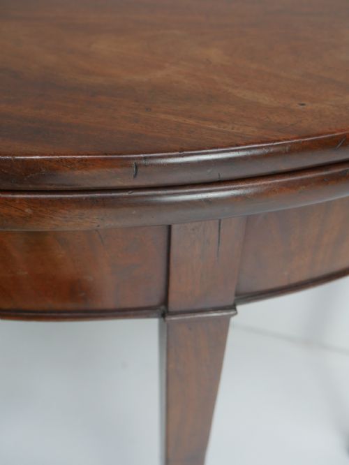 GEORGIAN DEMI LUNE SIDE TABLE - ADDITIONAL PHOTO 4