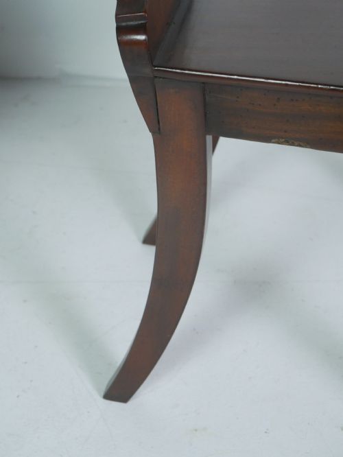 PAIR REGENCY HALL CHAIRS - ADDITIONAL PHOTO 8