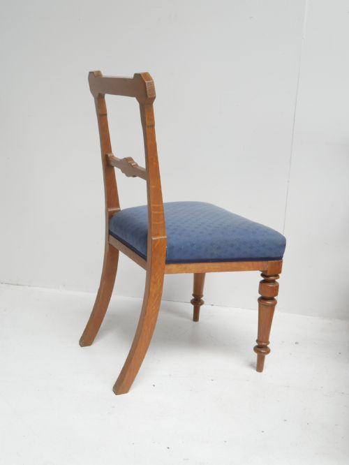SET 12 OAK DINING CHAIRS - ADDITIONAL PHOTO 1