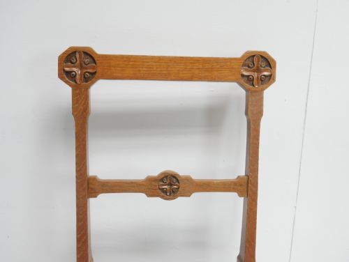SET 12 OAK DINING CHAIRS - ADDITIONAL PHOTO 3
