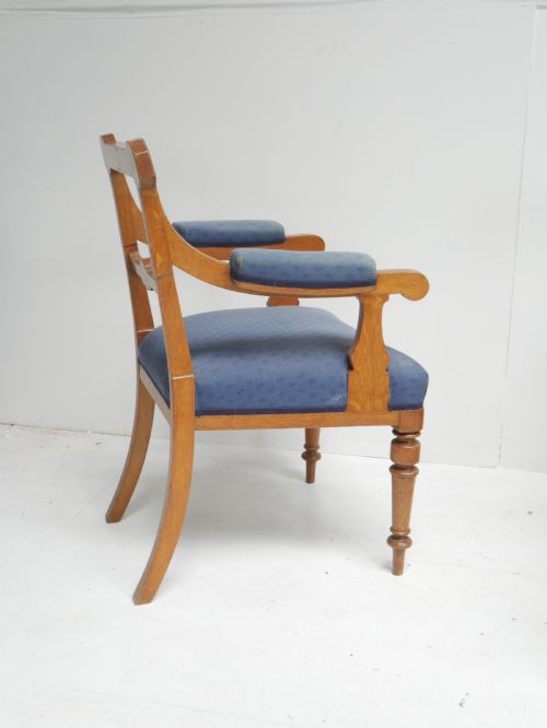 SET 12 OAK DINING CHAIRS - ADDITIONAL PHOTO 8