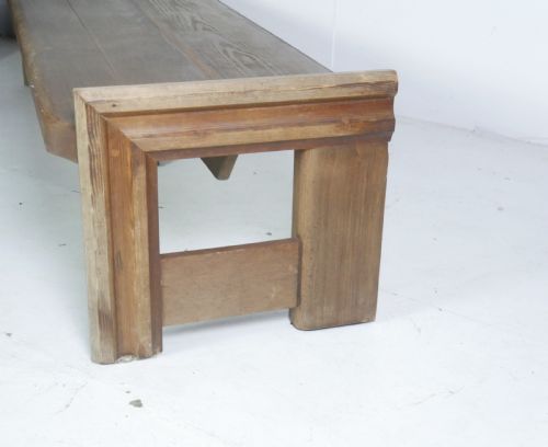 DEEP PINE BENCH 203CM WIDE - ADDITIONAL PHOTO 3