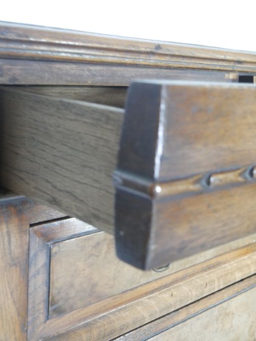 OAK WALNUT CHEST OF DRAWERS - ADDITIONAL PHOTO 5