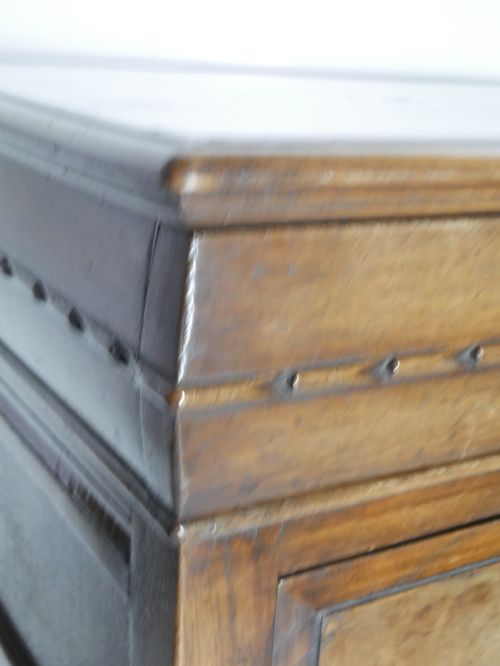 OAK WALNUT CHEST OF DRAWERS - ADDITIONAL PHOTO 6