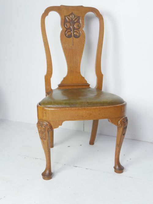 SET 14 OAK DINING CHAIRS - ADDITIONAL PHOTO 2