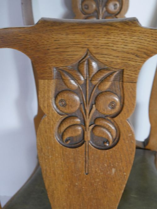 SET 14 OAK DINING CHAIRS - ADDITIONAL PHOTO 11