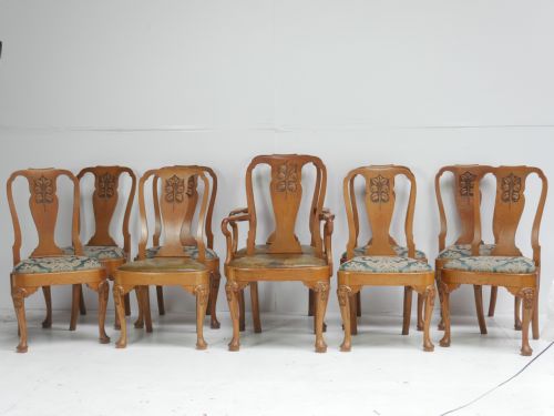 SET 14 OAK DINING CHAIRS - ADDITIONAL PHOTO 14