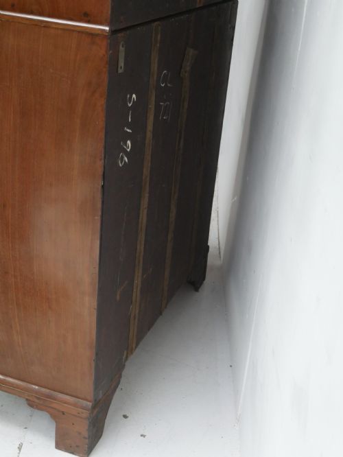 TALL GEORGIAN BUREAU BOOKCASE - ADDITIONAL PHOTO 5
