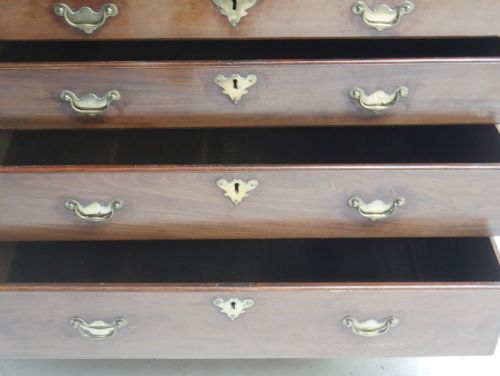 TALL GEORGIAN BUREAU BOOKCASE - ADDITIONAL PHOTO 7