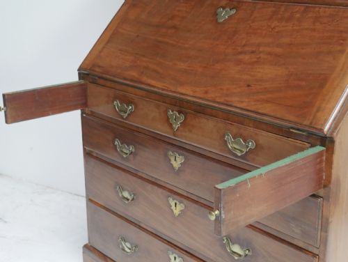 TALL GEORGIAN BUREAU BOOKCASE - ADDITIONAL PHOTO 13