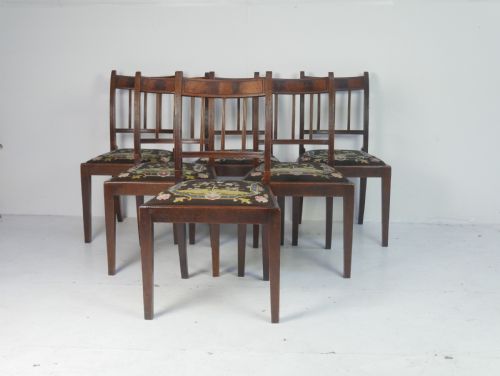 SET 6 GEORGIAN DINING CHAIRS - ADDITIONAL PHOTO 13