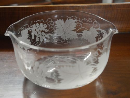 SET 4 ENGRAVED GLASS RINSERS - ADDITIONAL PHOTO 1