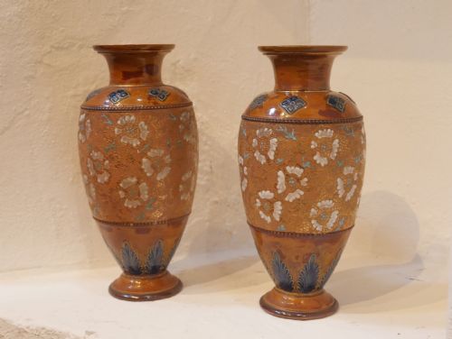 PAIR ROYAL DOULTON VASES - ADDITIONAL PHOTO 10