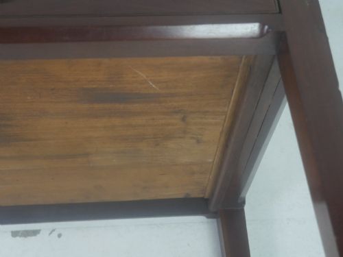 MAHOGANY LAMP TABLE 675CM WIDE - ADDITIONAL PHOTO 4