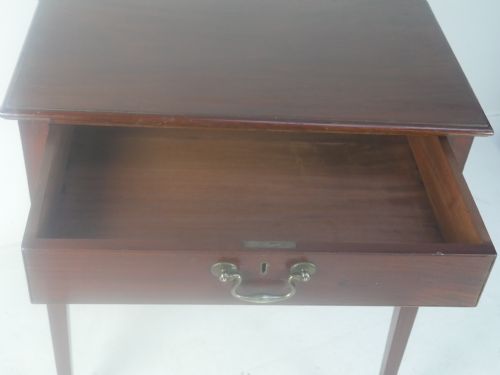 MAHOGANY LAMP TABLE 675CM WIDE - ADDITIONAL PHOTO 7