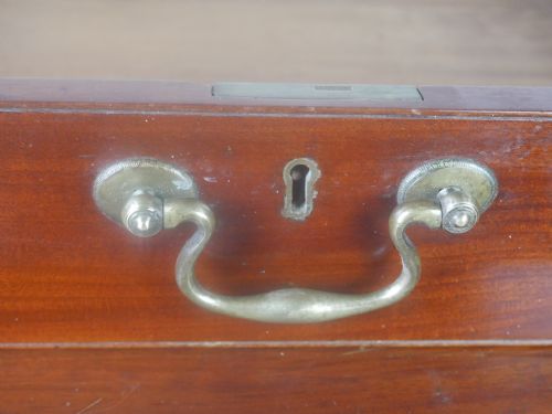 MAHOGANY LAMP TABLE 675CM WIDE - ADDITIONAL PHOTO 9