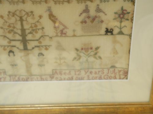 18TH CENTURY SAMPLER - ADDITIONAL PHOTO 9