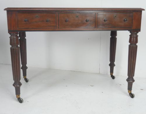 ENGLISH FREESTANDING REGENCY DESK - ADDITIONAL PHOTO 1