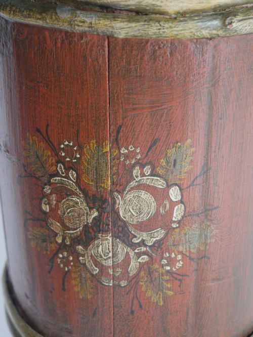 PAINTED SCANDINAVIAN UMBRELLA STAND - ADDITIONAL PHOTO 3