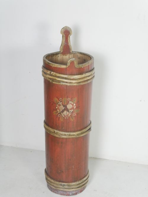 PAINTED SCANDINAVIAN UMBRELLA STAND - ADDITIONAL PHOTO 10