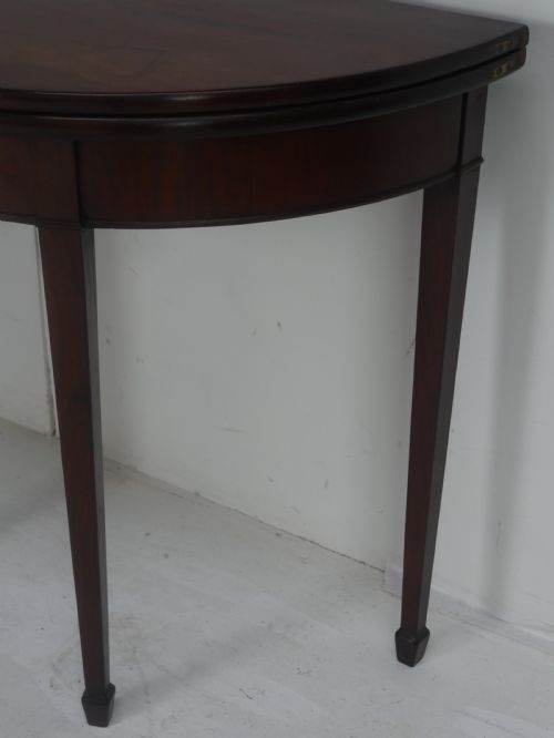 GEORGIAN HALF MOON SIDE TABLE - ADDITIONAL PHOTO 2