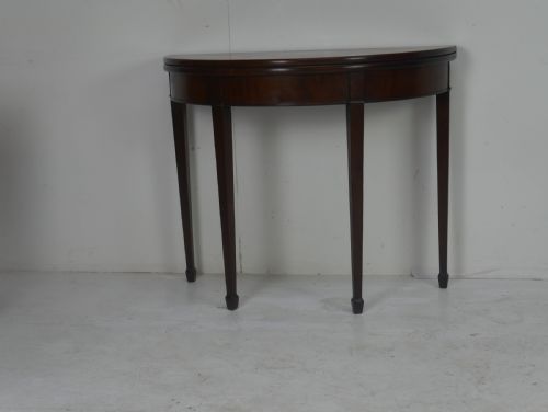 GEORGIAN HALF MOON SIDE TABLE - ADDITIONAL PHOTO 7