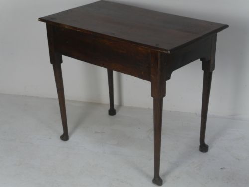 OAK SIDE TABLE 83CM WIDE - ADDITIONAL PHOTO 8