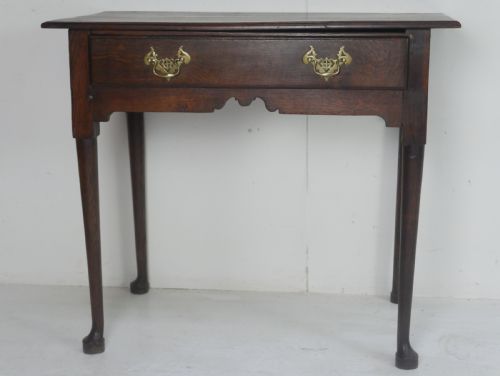 OAK SIDE TABLE 83CM WIDE - ADDITIONAL PHOTO 11