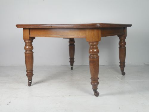 LARGE OAK KITCHEN DINING TABLE - ADDITIONAL PHOTO 7