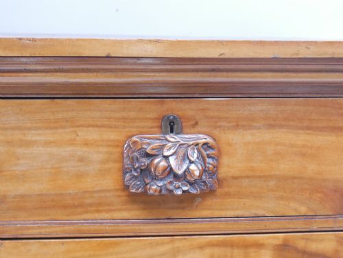 LARGE CAMPAIGN TALLBOY CHEST - ADDITIONAL PHOTO 1