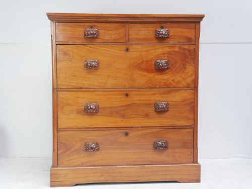 LARGE CAMPAIGN TALLBOY CHEST - ADDITIONAL PHOTO 15