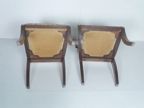 PAIR REGENCY CHAIRS - ADDITIONAL PHOTO 5