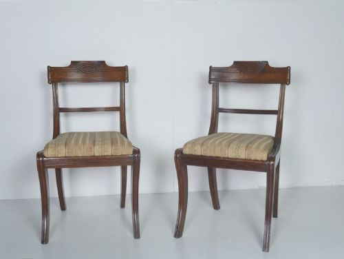 PAIR REGENCY CHAIRS - ADDITIONAL PHOTO 6