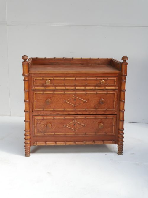 Faux Bamboo Chest of Drawers