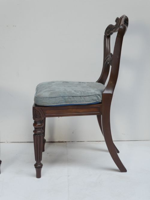 PAIR REGENCY GILLOWS CHAIRS - ADDITIONAL PHOTO 4