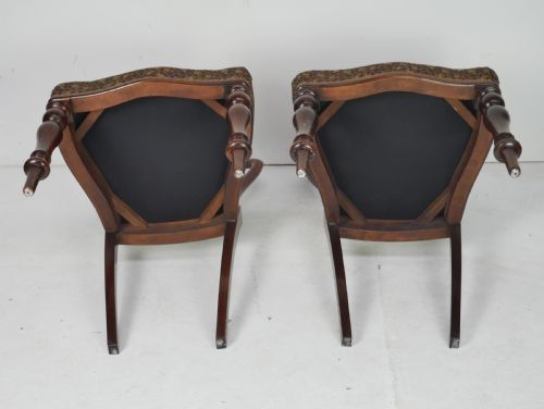 FINE PAIR ROSEWOOD CHAIRS - ADDITIONAL PHOTO 5
