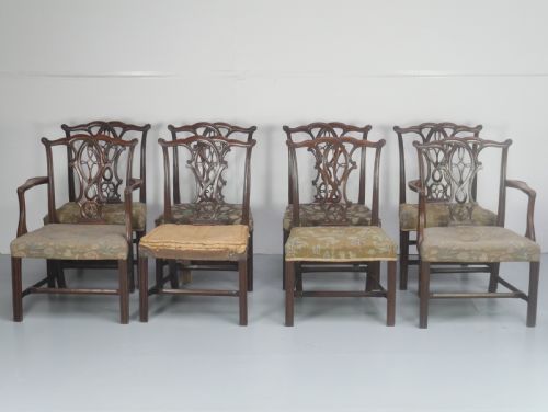 FINE SET 8 GEORGIAN CHAIRS - ADDITIONAL PHOTO 20