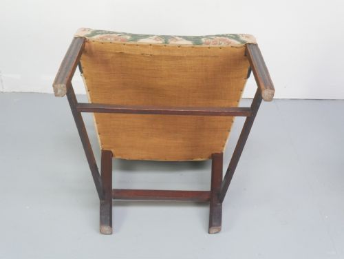 19THC NEEDLEPOINT ARMCHAIR - ADDITIONAL PHOTO 11