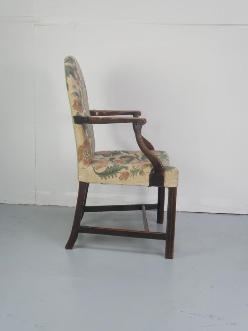 19THC NEEDLEPOINT ARMCHAIR - ADDITIONAL PHOTO 12