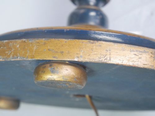 TALL BLUE CHINOISERIE FLOOR LAMP - ADDITIONAL PHOTO 9