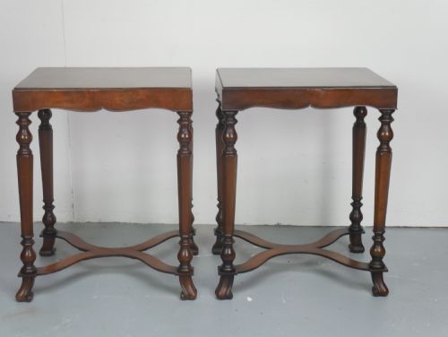 PAIR TRAY TOP SIDE TABLES - ADDITIONAL PHOTO 14