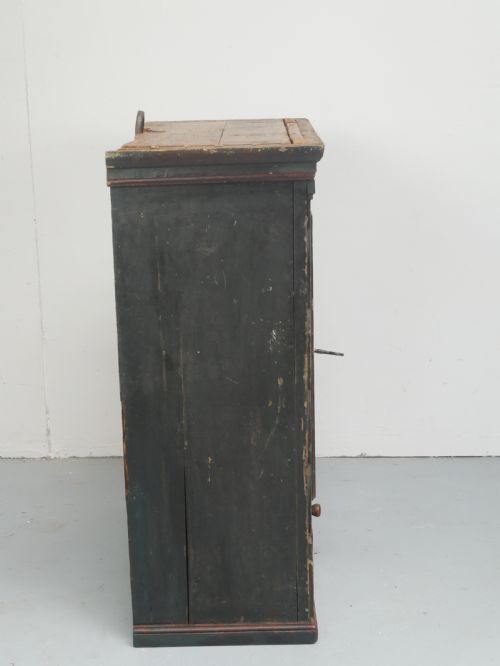 SWEDISH PAINTED WALL CUPBOARD - ADDITIONAL PHOTO 4