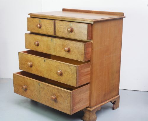 BURR ASH CHEST OF DRAWERS - ADDITIONAL PHOTO 3