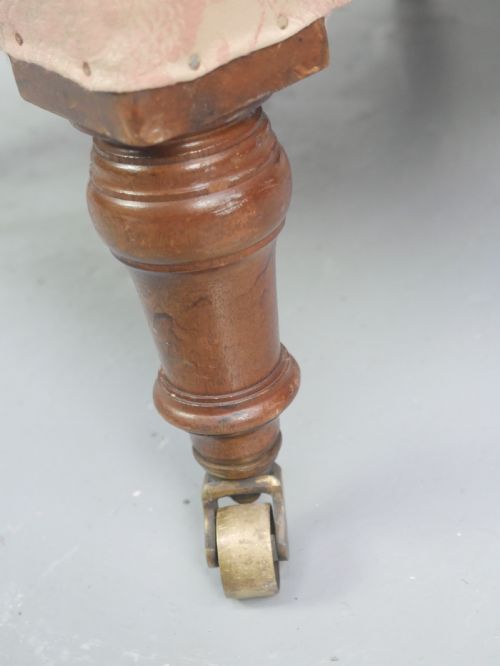 SMALL 19THC SLIPPER CHAIR - ADDITIONAL PHOTO 2