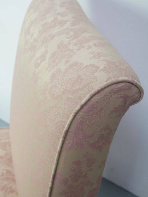 SMALL 19THC SLIPPER CHAIR - ADDITIONAL PHOTO 3