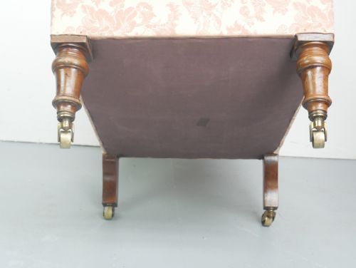 SMALL 19THC SLIPPER CHAIR - ADDITIONAL PHOTO 7