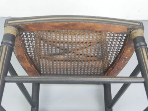 19THC PAINTED CHAIR - ADDITIONAL PHOTO 6