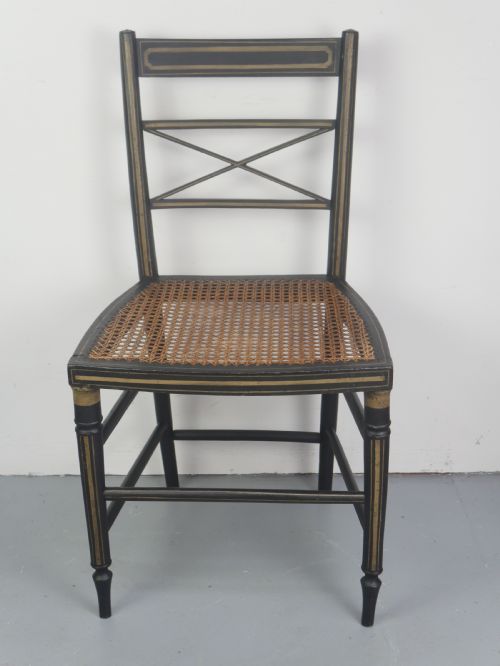 19THC PAINTED CHAIR - ADDITIONAL PHOTO 7